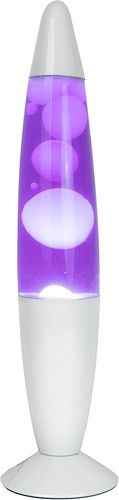 Lampada lava viola 34cm retro - viola,