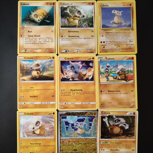 Pokemon lotto cubone - lotto, vintage