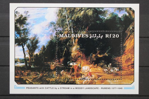 Maldive michel blocco - michel, 188