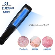 Dispositivo Fototerapia UVB 311nm Philips Psoriasi Vitiligine Portatile CE
