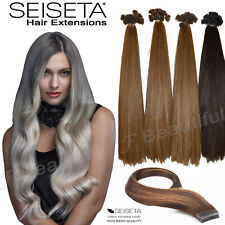 Hair Extensions Cheratina SEISETA Capelli Veri Naturali 25 ciocche Remy 2003vn