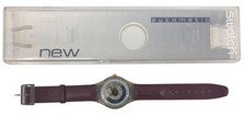 Orologio da Polso Swatch Automatic Rubin SAM100C 1991 + Custodia