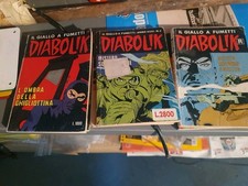 Lotto Di 6 Albi Fumetti Diabolik Varie Annate
