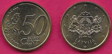 Latvia euro cent 2014 unc - 50,