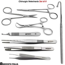 Chirurgia Veterinaria Ovaristerectomia Strumenti Chirurgici Pinzette Chirurgiche