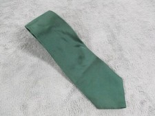 Cravatta Stefano Corsini verde raso seta Made in Italy designer classica usata in ottime condizioni