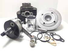 KIT MODIFICA GRUPPO TERMICO 130 POLINI + ALBERO MOTORE VESPA PK 50 S -FARO TONDO