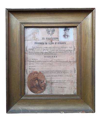 Antico documento prefetto - *hh*,
