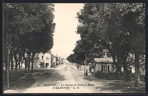Cpa marans champ de - de, foire