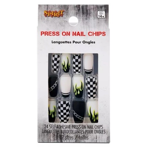 Punk rock press nails - punk, press-on