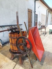 Torchio per Uva Manuale con Sgranatore | Diametro 60 cm | Epoca Vintage Rurale