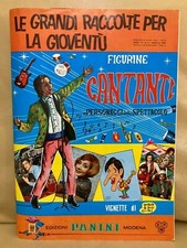 ALBUM CANTANTI PANINI 1968 - VUOTO - PERFETTO CON CEDOLE - DA EDICOLA - RARO