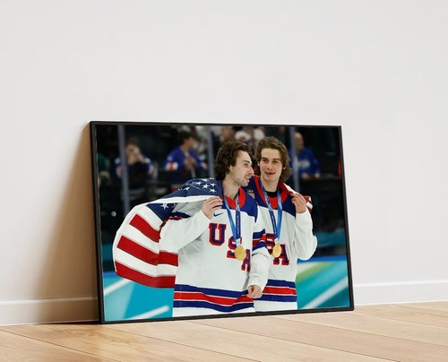 Poster vittoria medaglia oro