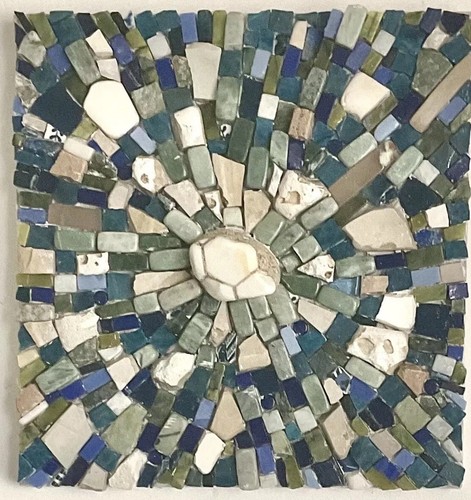 Arte mosaica astratta tecnica