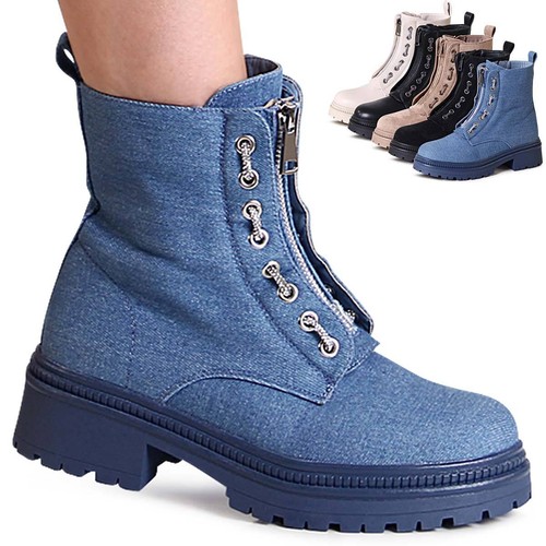 Stivaletti biker velours - in,