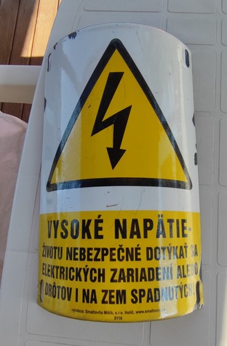 Tabella smaltata bombata - tabella,