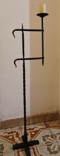 Porta candela candelabro - , in
