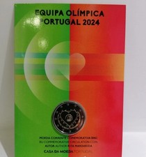 2 Euro Portogallo 2024 Squadra Olimpica In Coincard BU