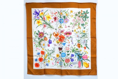 Gucci vintage flora sciarpa - gucci,