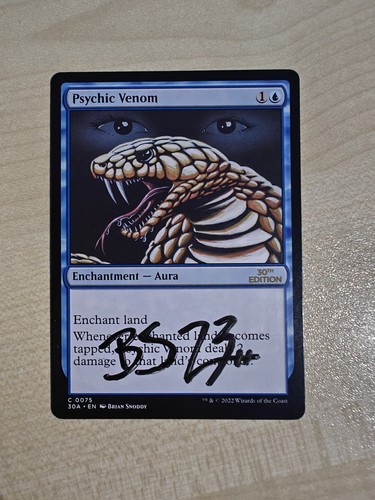 Mtg psychic venom artist proof - psychic,