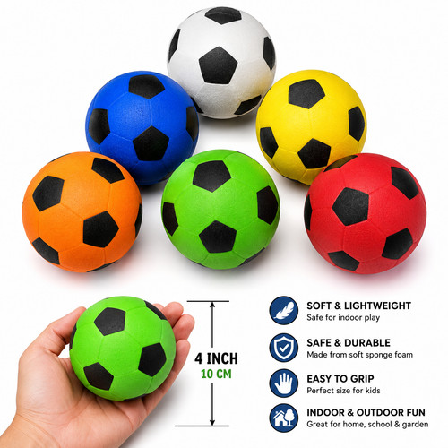 Palla calcio spugna 4 - palla,