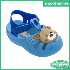 Sandalo bambino Ipanema celeste gomma orso ciabatta mare piscina tempo libero