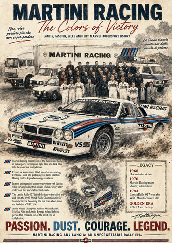 Martini racing lancia tribute - martini,