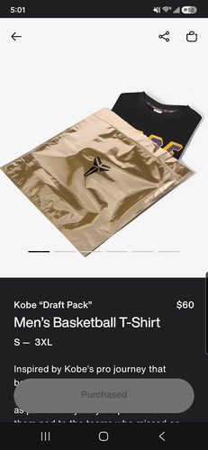 Shirt uomo nuova nike kobe - nuova,