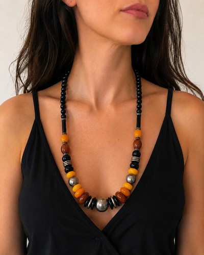 Collana vintage anni 70 - vintage,