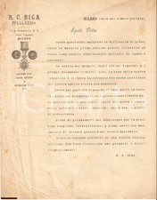 1920 MILANO VIGENTINA Pellicceria BIGA Articoli lusso