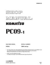 Komatsu 01 PC09-1 Manuali