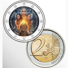 2 EURO - GAME OF THRONES  2 - SUBITO DISPONIBILE!!!