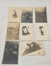 Set di 8 cartoline antiche foto ritratti L@@K!!!