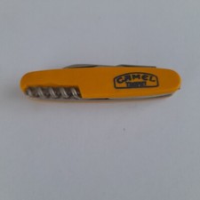 Coltello Vintage Giallo Multiuso Camel Trophy Made in Ireland