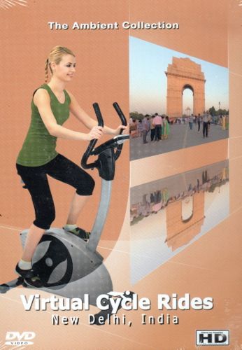 Virtual cycle rides stationary - cycle,