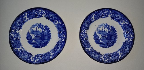 Coppia piatti porcellana - piatti,