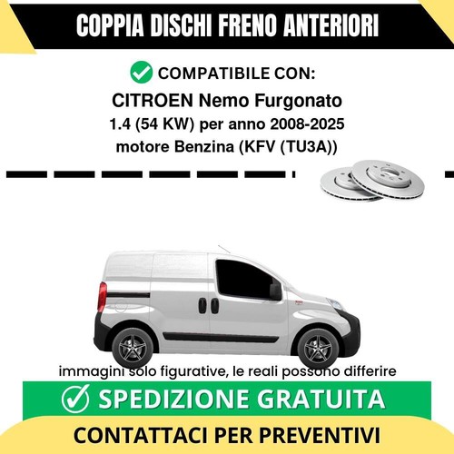 Coppia dischi freno anteriori - dischi,