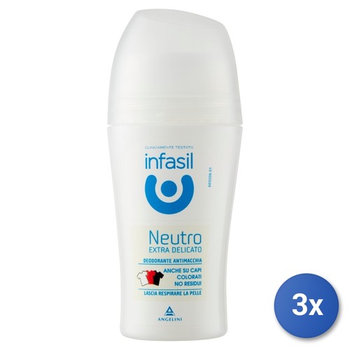 Infasil deodorante roll on - 3x, roll-on