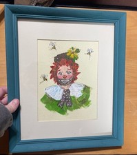 Vintage 1985 Hand Painted