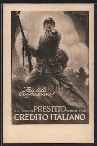 Cartolina artista mauzan - cartolina, d'artista