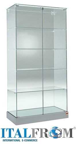 Vetrina con top cristallo - vetrina,