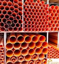 Tubo Plastica Arancio Pvc