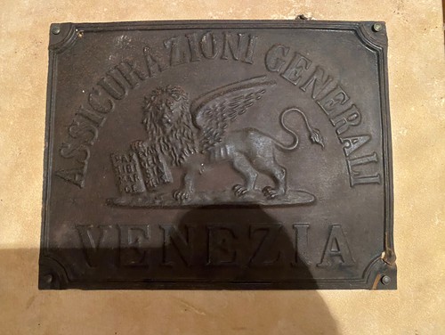 Targa latta pubblicitaria
