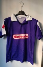 Maglia calcio fan Fiorentina Batistuta Nintendo replica anni 90