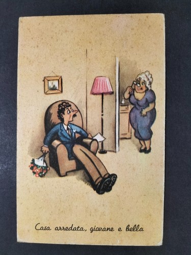 Cartolina umoristica erotica - cartolina,