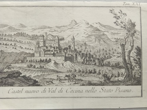 Castelnuovo val cecina 1700 - di,