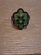 QVC GENUINE OPAL & BLACK ONYX