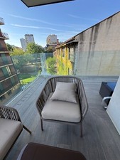 set divano esterno 3 posti con poltrone e tavolino