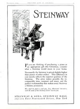 Pubblicità Steinway & Sons