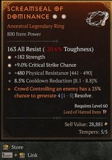 Anello 2GA Barb Paladin Eterno